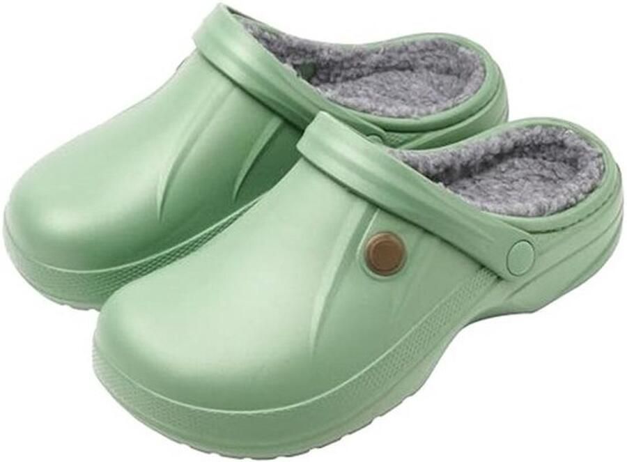 Gevoerde waterdichte clogs voor en warme pantoffels voor binnen en buiten