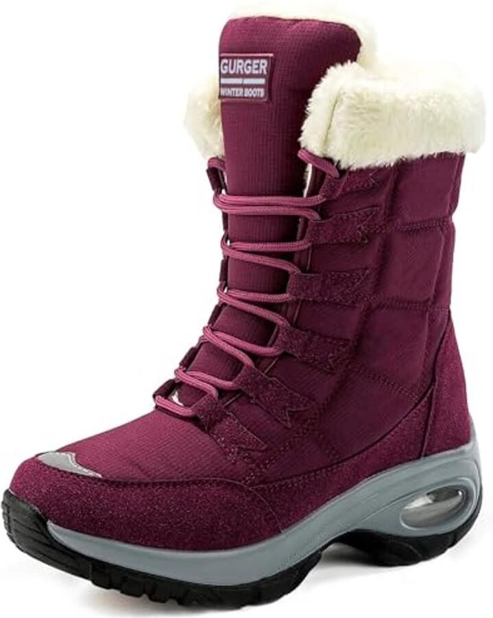 Gevoerde waterdichte winterlaarzen voor dames