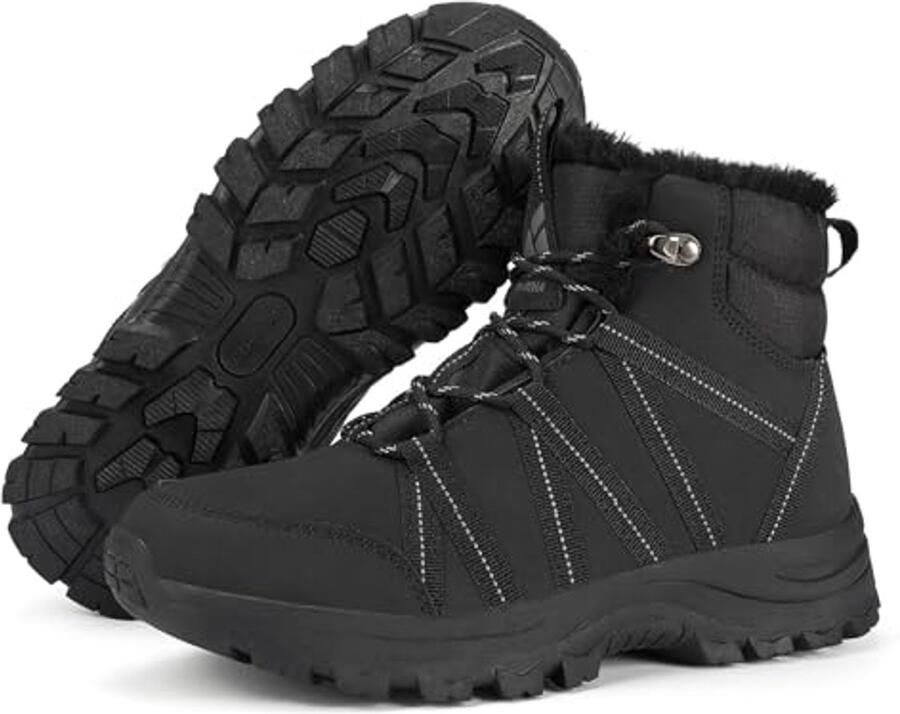 Gevoerde Waterdichte Winterschoenen Voor Dames Comfortabele Antislip Wandelschoenen