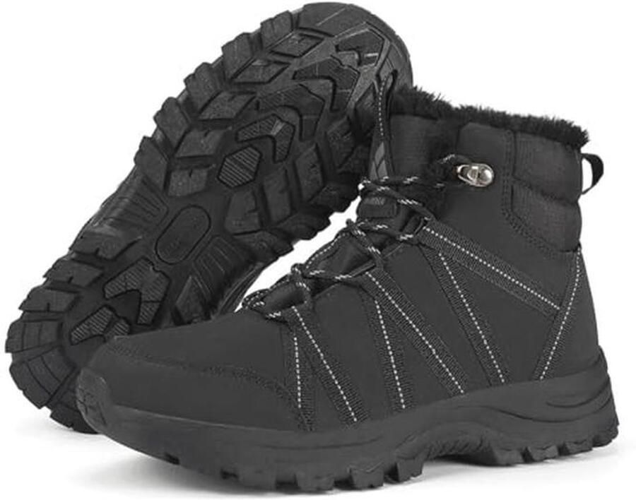 Gevoerde Waterdichte Winterschoenen Voor Dames Comfortabele Antislip Wandelschoenen