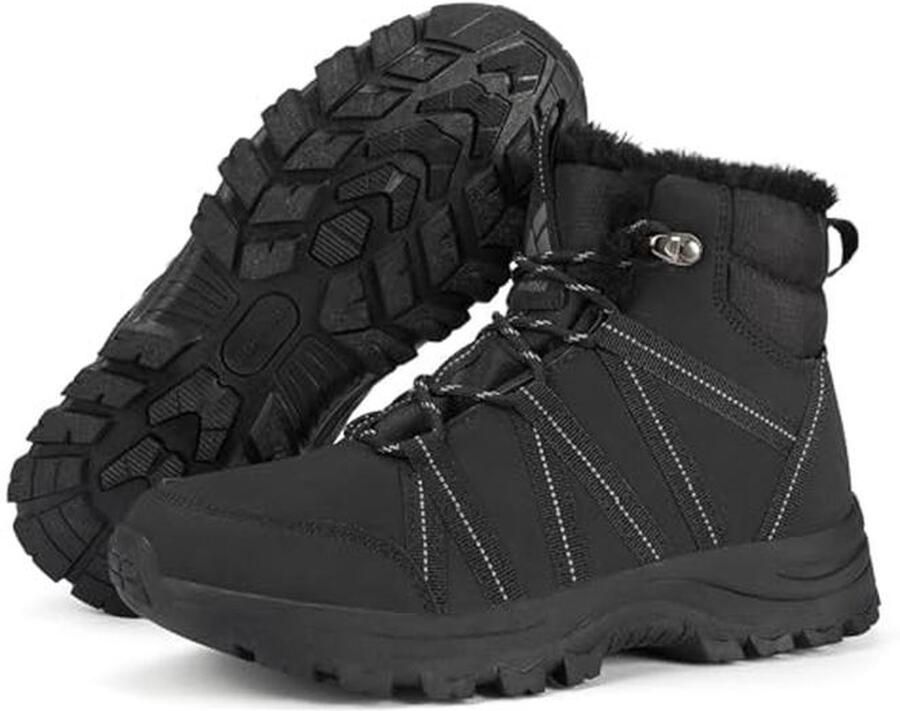 Gevoerde Waterdichte Winterschoenen Voor Dames Comfortabele Antislip Wandelschoenen