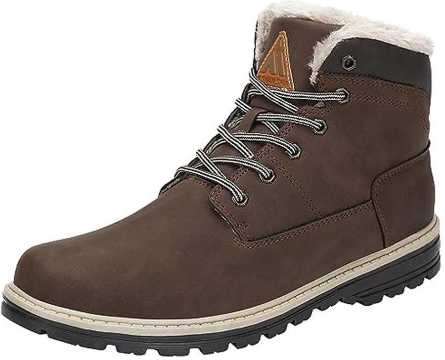 Gevoerde waterdichte winterschoenen voor heren warme winterlaarzen en enkellaarsjes