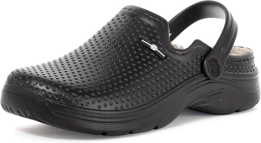 Gevoerde Winter Klompen Dames Waterdichte Warme Tuinschoenen Slipvast