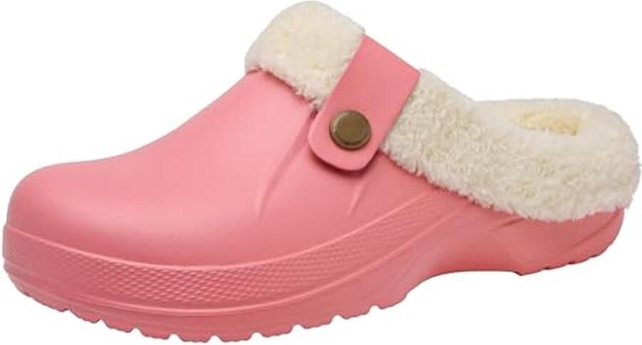 Gevoerde Waterdichte Clogs voor en Warm Pluche Antislip Voor Binnen en Buiten
