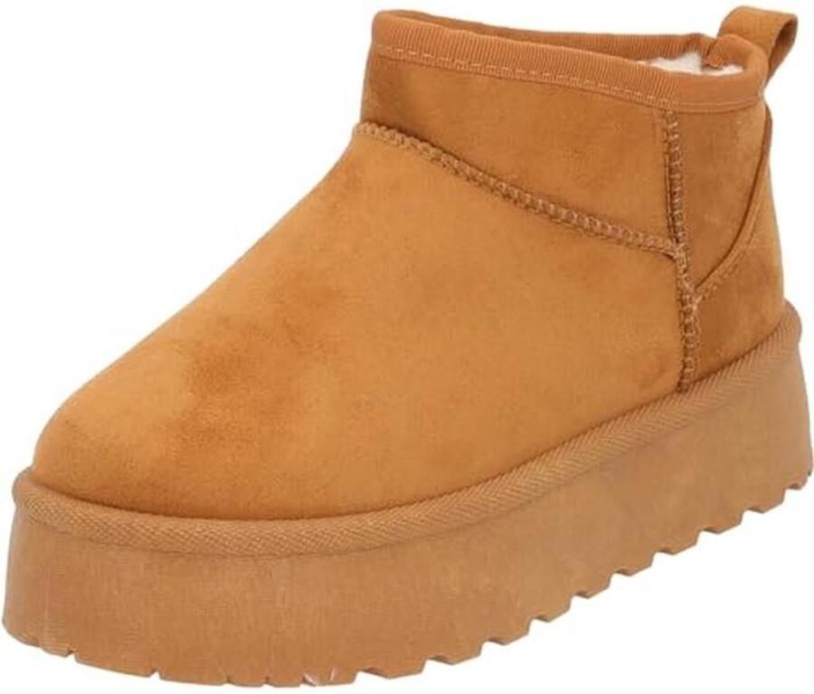 Gevoerde Winterschoenen Dames Comfortabele Enkellaarzen en Elegante Snowboots