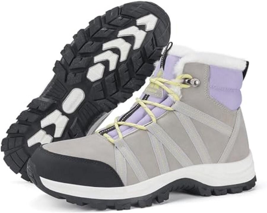 Gevoerde Winterschoenen Dames Waterdichte Warm Inlaarzen 36-42 Antislip Wandelschoenen voor Buiten
