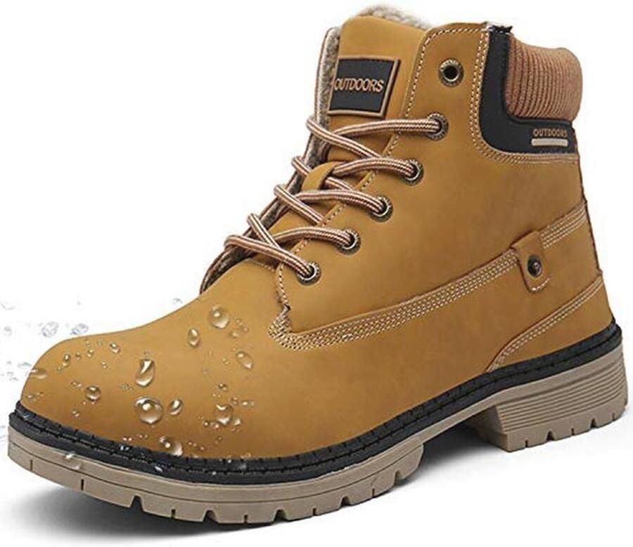 Gevoerde Winterschoenen voor en Waterdichte en Warm Waarneembare Sneeuwlaarzen