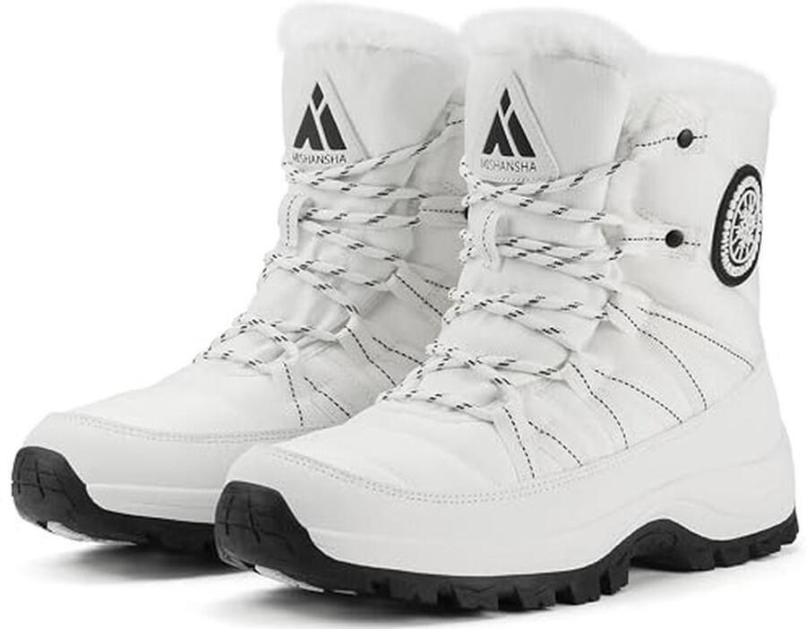 Gevoerde Winterschoenen voor Dames Warm en Waterdicht voor Sneeuw en Outdoor