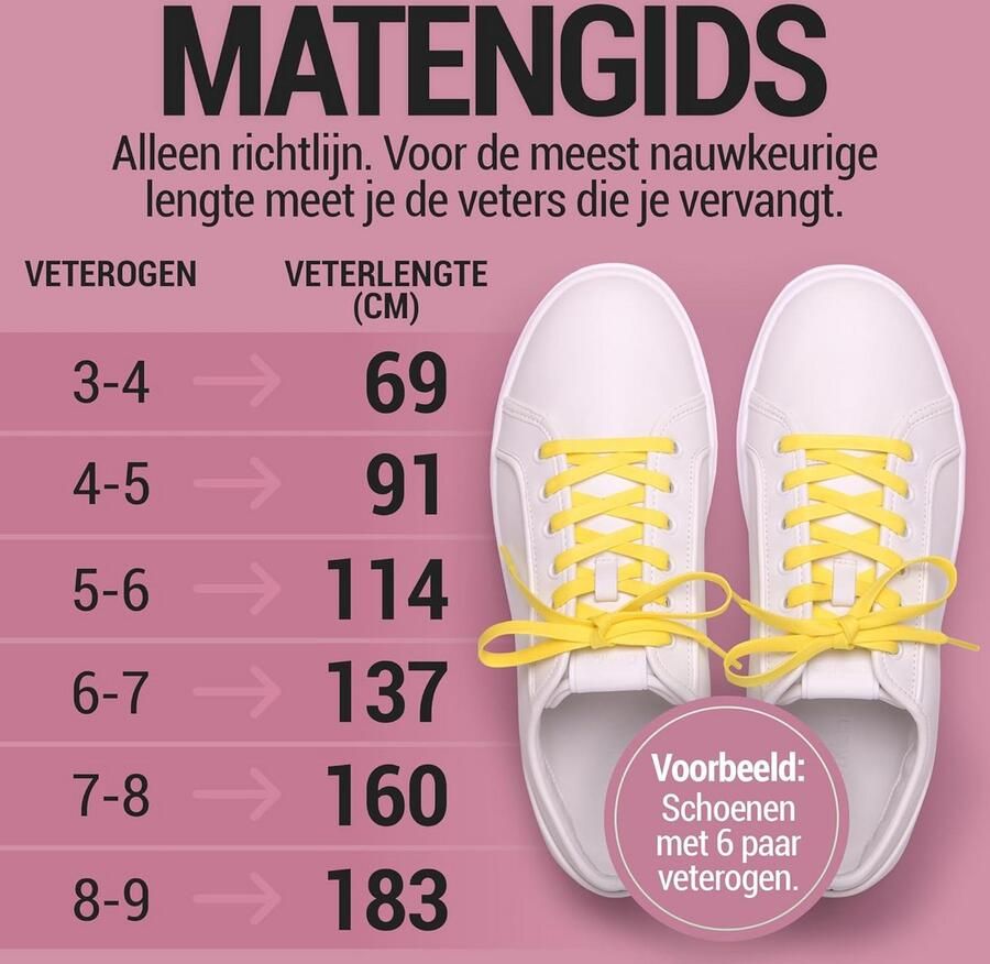 Gewaxt Platte Schoen- en Laarsveters Sterk & Duurzaam voor Sneakers en Schoenen