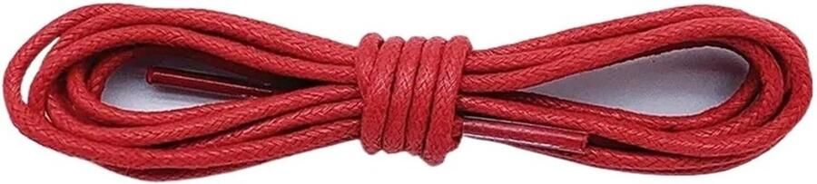 Gewaxte Katoenen Veters Schoenveters Schoenen Onderhouden Waterdicht Katoen 5 mm Breed Zwart