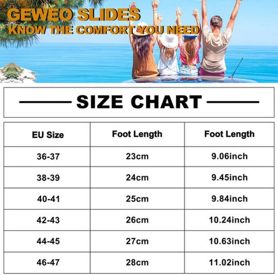 Geweo EK 2024 Oranje Geweo Slippers EVA Badslippers Unisex Verdikte Lichtgewicht Super Zacht aan je Voeten Anti-Slip en Stevig Voetbed Anti-lawaai Oranje - Foto 3