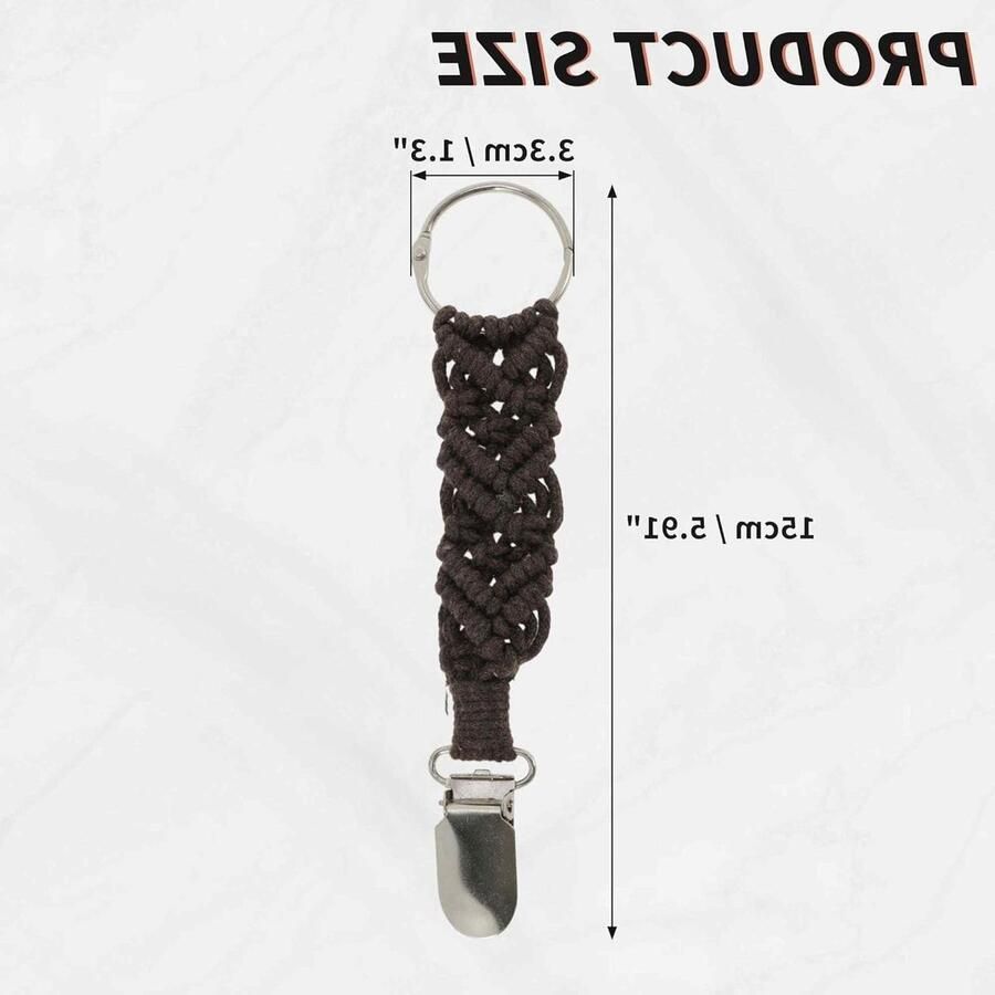 Geweven hoedenhouder voor outdoor activiteiten reishoedclip en accessoires voor tassen 2 stuks