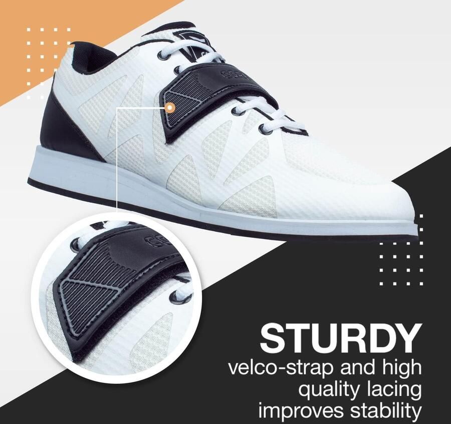 Gewichthefschoenen powerlifting schoenen voor en