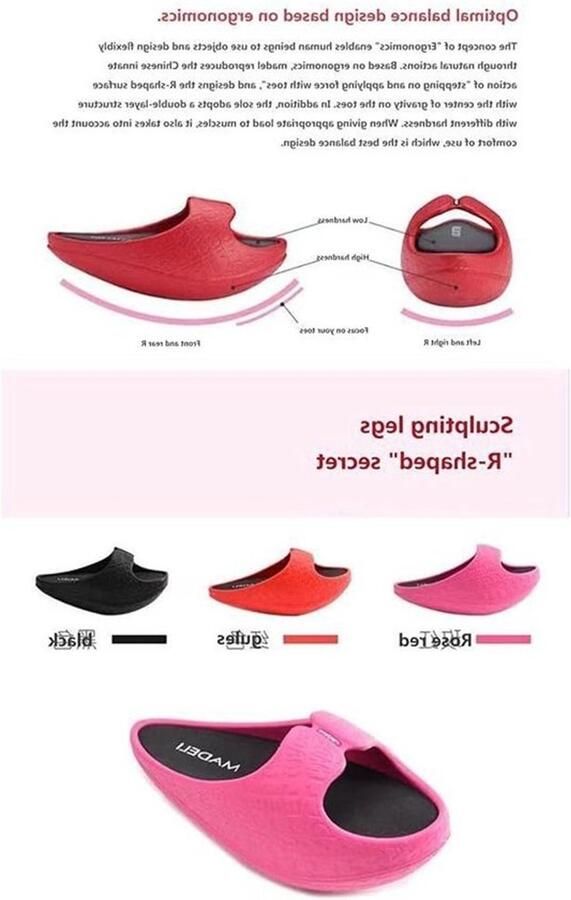 Gewichtsverlies Slippers met Massagetechnologie voor Slanke Benen en Balans Ideaal voor Thuis Fitness en Ontspanning