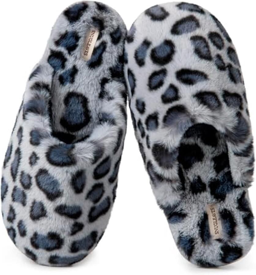 Gezellige Pluizige Instappers van Traagschuim voor Dames