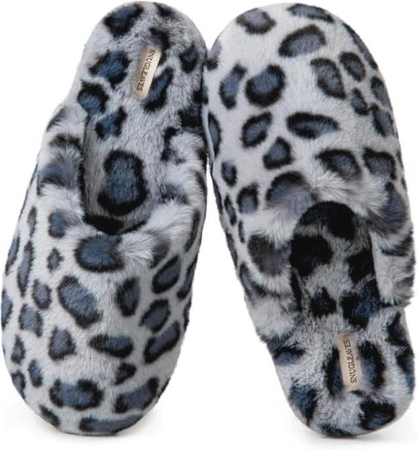 Gezellige Pluizige Instappers van Traagschuim voor Dames