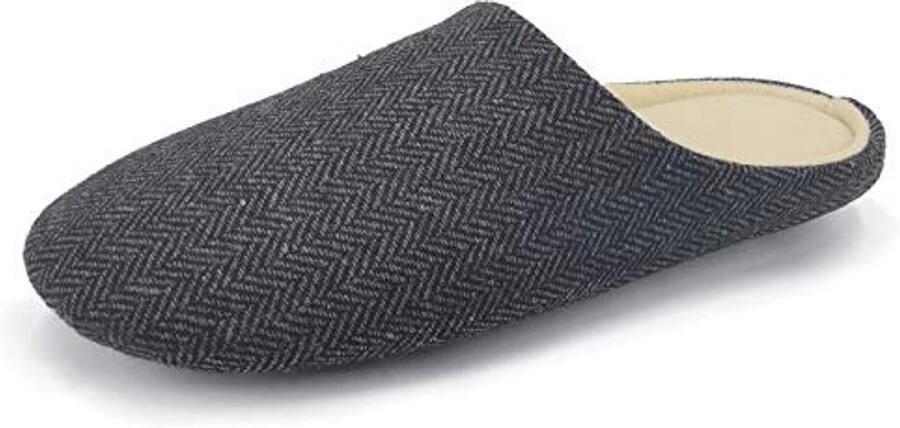 Gezellige Traagschuim Zomerslaapkamerslippers voor Dames Katoenen Antislip Open Rugschoenen