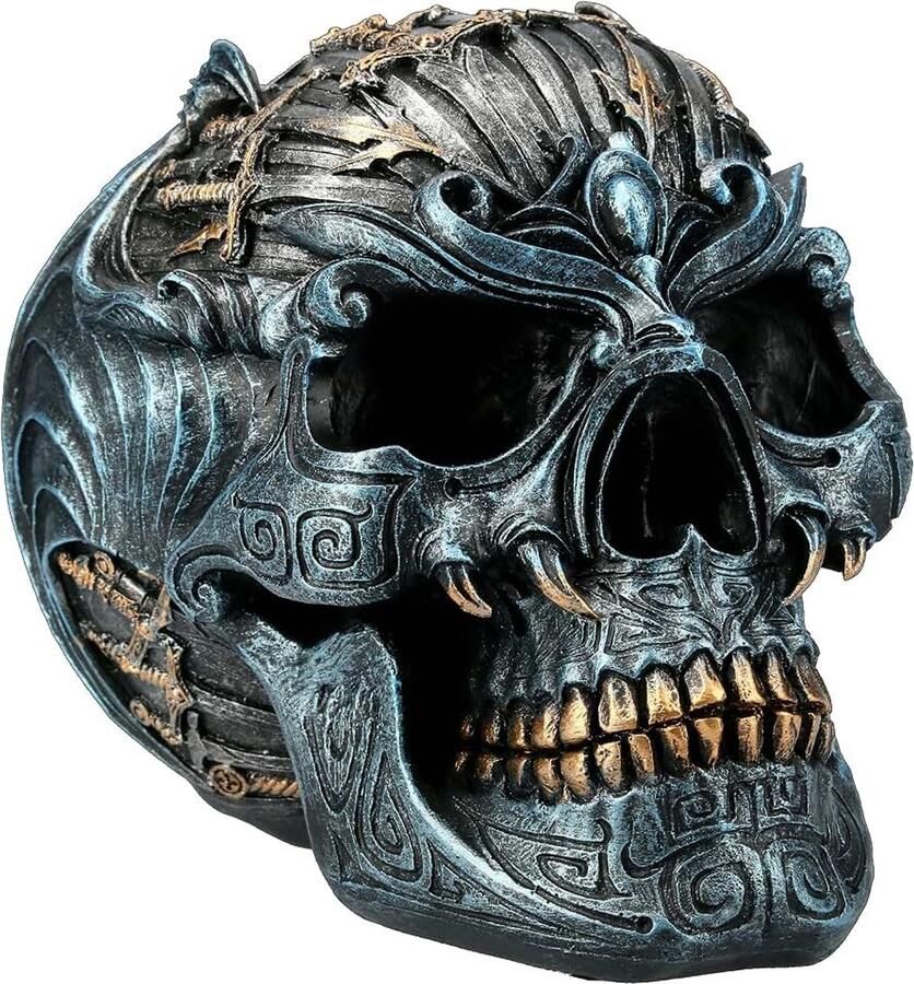Giftware Fantasy Warrior Zwaard Schedel Collectible Hars Home Decor Standbeeld