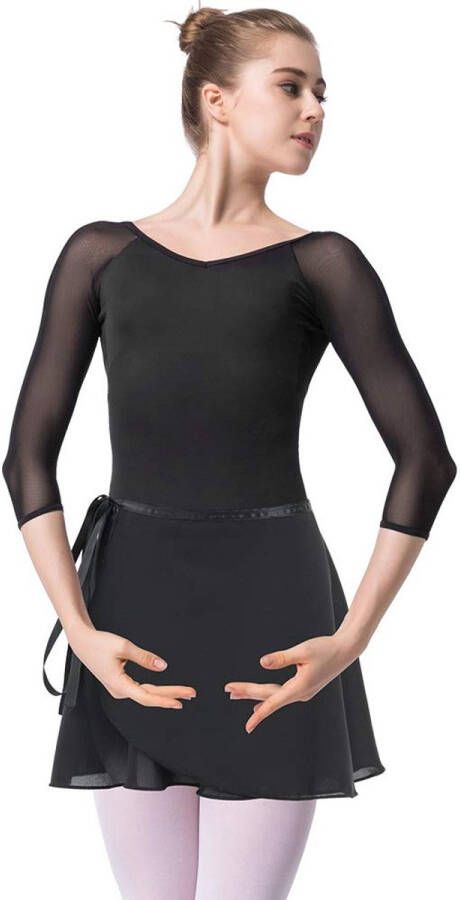 Girls' ballet suit with 3 4 sleeves for women