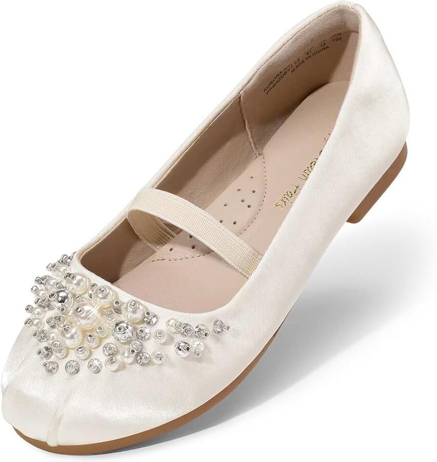 Girl's Peuter Little Kid Big Kid Aurora-03 Mary Jane Ballerina platte schoenen