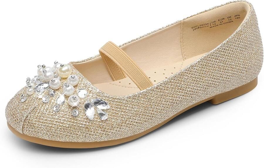 Girl's Peuter Little Kid Big Kid Aurora-03 Mary Jane Ballerina platte schoenen