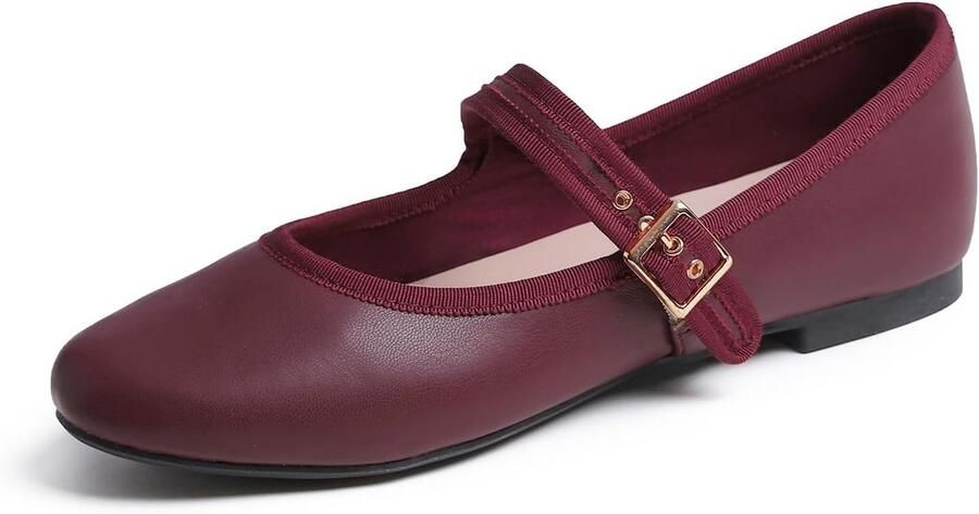 Glanzende Ballerina's met Memory Foam voor Vrouwen