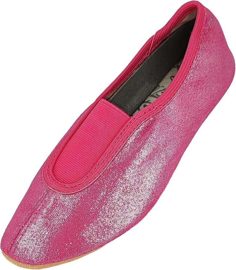Glanzende Gymnastiek Schoenen Meisjes met Glitter en Antislipzool