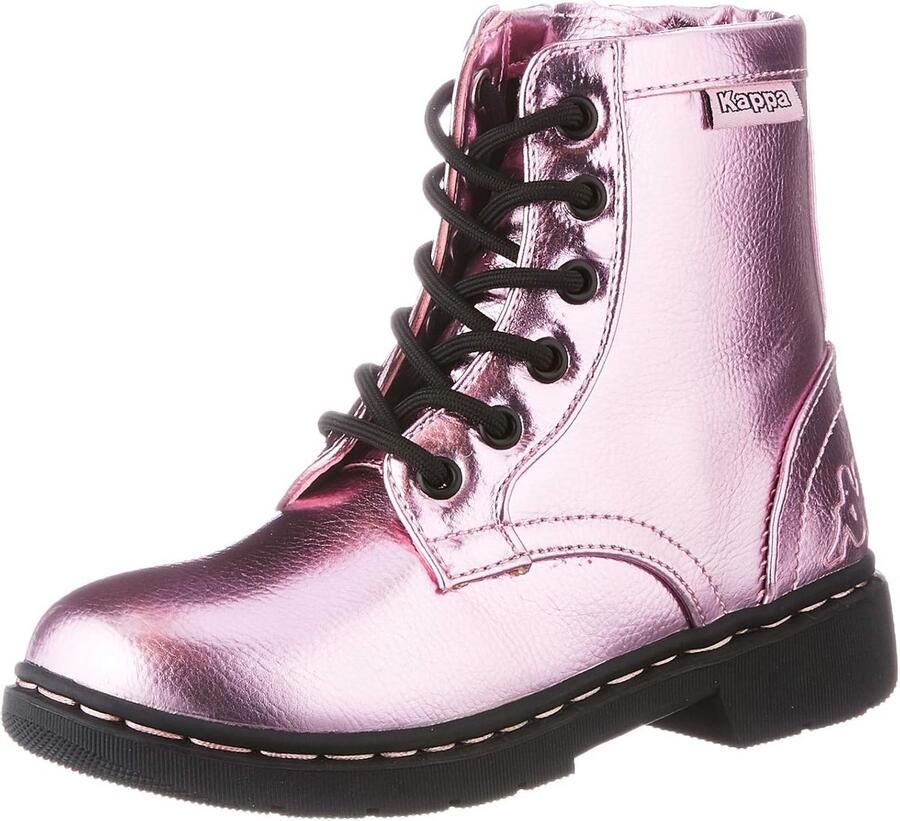 Glanzende Kindersneakers met Ritssluiting en Vetersluiting