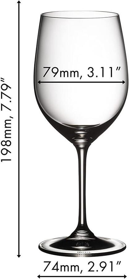 Glazen Vinum Viognier Chardonnay 350 ml 2 stuks