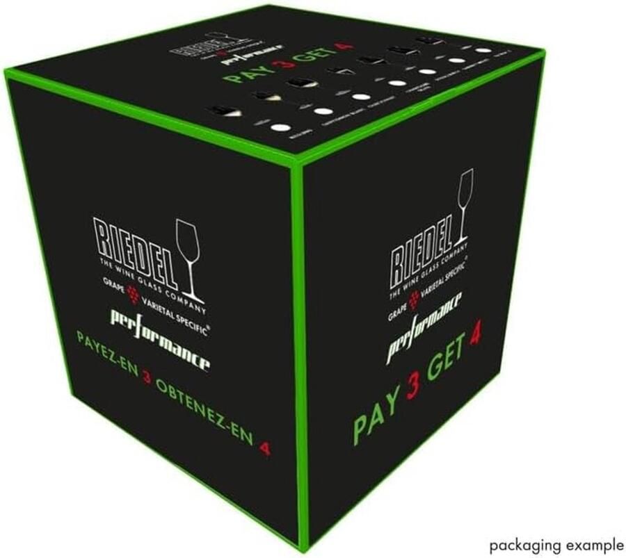 Glazenset Rode Wijnglazen Performance Cabernet Merlot 834 ml 4 Stuks Vaatwasmachinebestendig