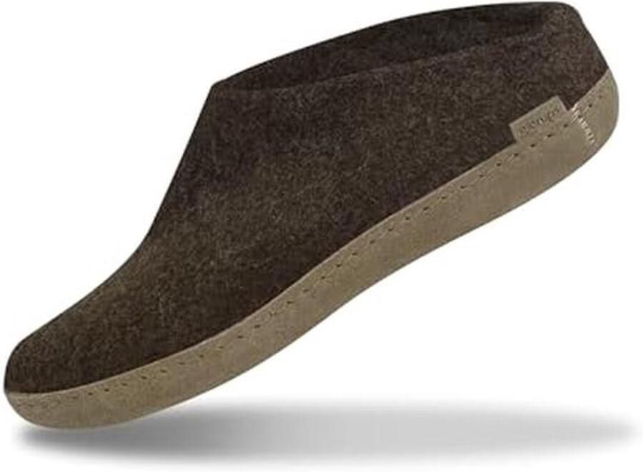 Vilten Unisex Slippers voor Volwassenen Comfortabele Sloffen van Natuurwol