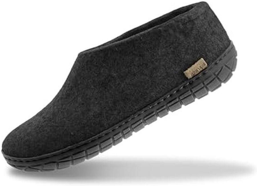 GLERUPS Indoor Outdoor Slippers & with Rubber Sole Unisex Wool Slippers Comfortable Slippers for and Cozy Slippers for and