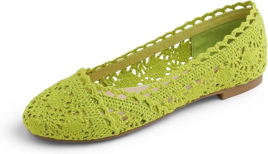 Glitter Dames Ballerina's Slip-On Punt Platte Schoenen Zeer Comfortabel