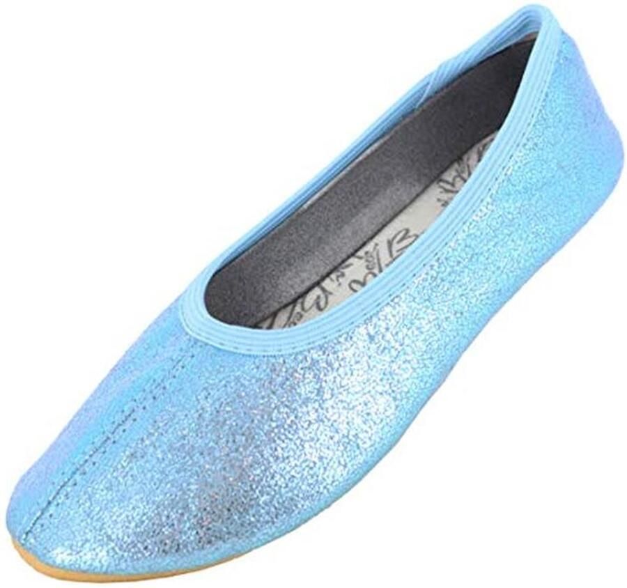 Glitter gymschoenen voor meisjes Blauw lichtblauw