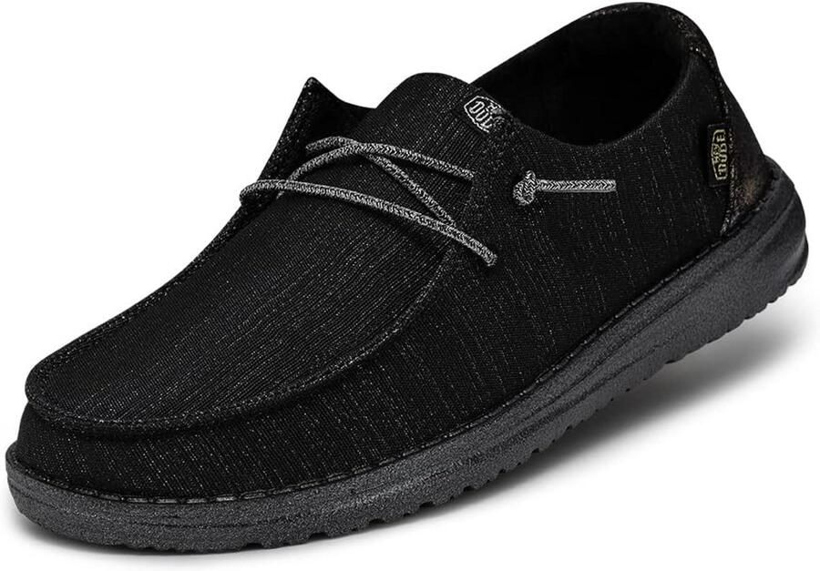 Glitter Moc Toe Schoenen voor Dames