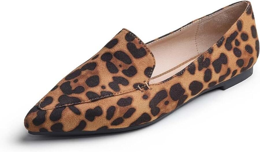 Glitter Point ballerina Dames Schijnt Ballerina Slip-on Punt Platte