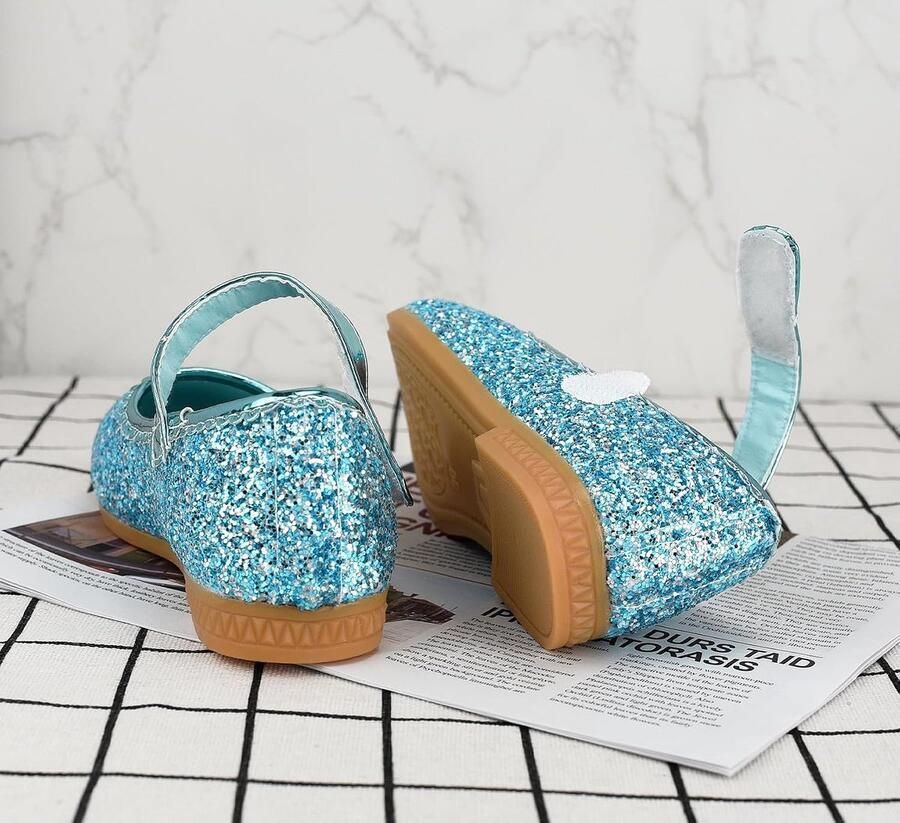 Glitter prinsessenschoenen elegante pailletten cosplay schoenen voor feestceremonies