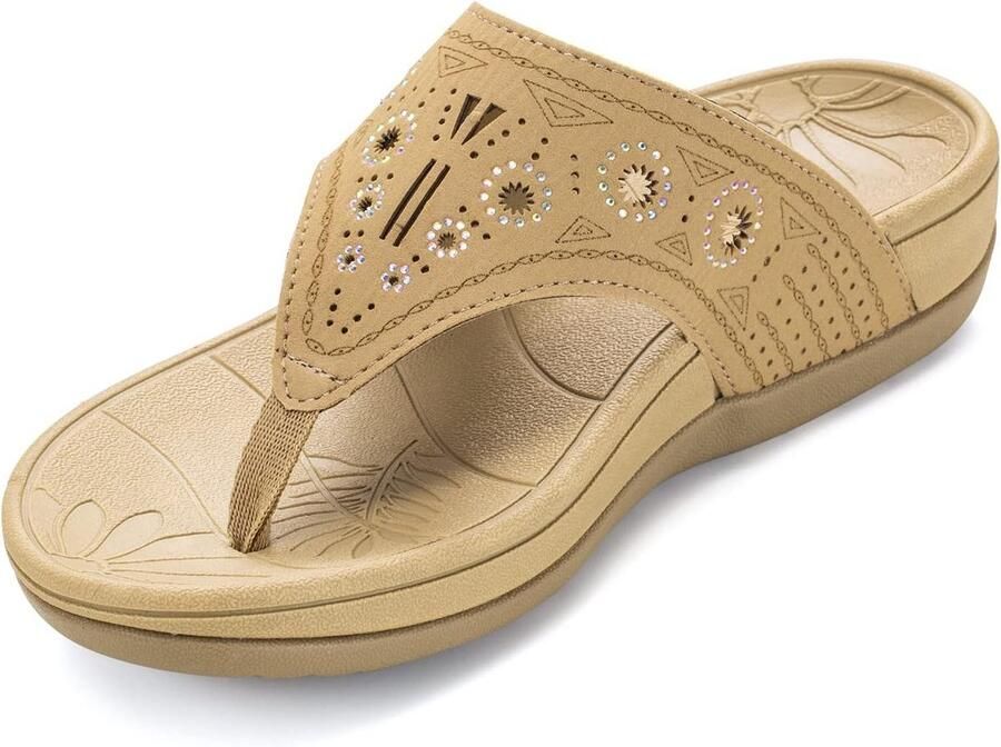 Glitter Teenslippers met Voetboogondersteuning voor Dames