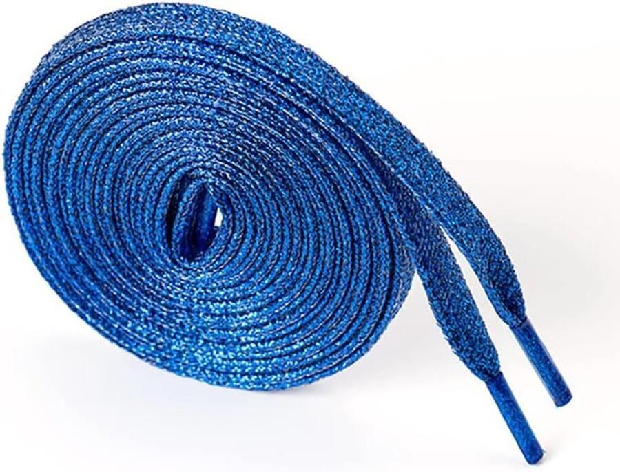 Glitter Veters Metallic Platte Veters Schoenen Personaliseren Scheurbestendig Ontwerp 10 mm Breed Kleuren