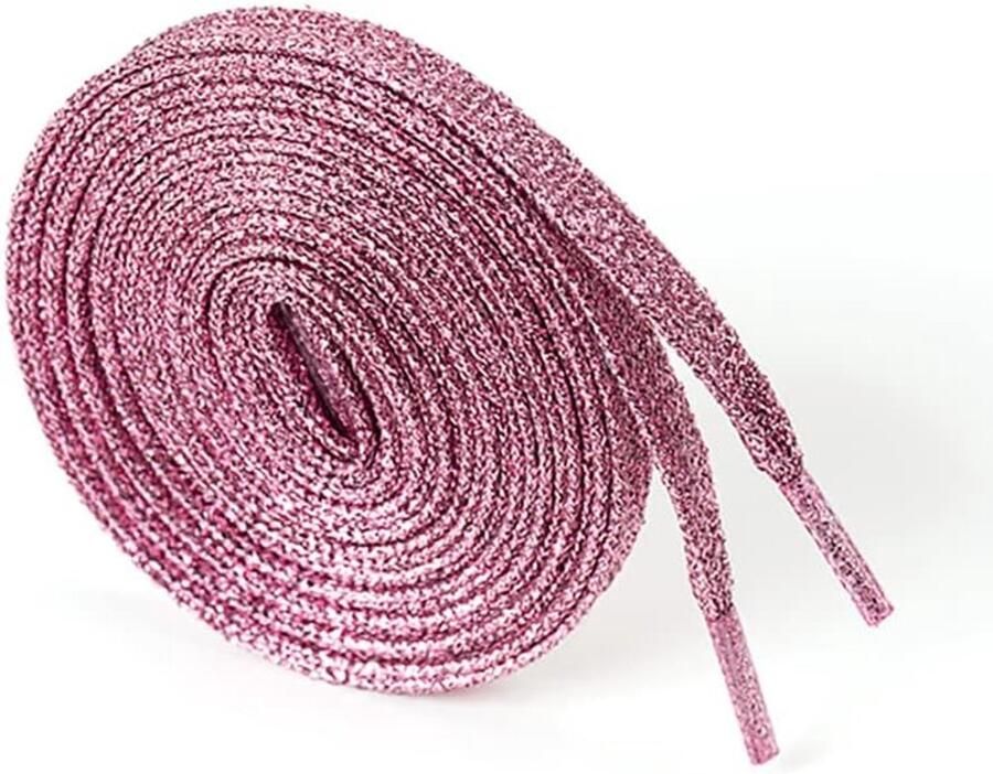 Glitter Veters Metallic Schoenveters Schoenen Personaliseren Scheurbestendig Ontwerp 10 mm Breed Meerdere Kleuren