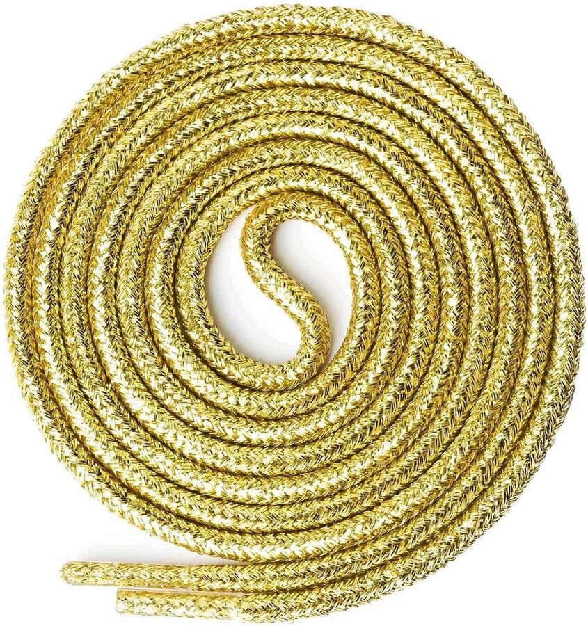 Glitter Veters Rond Glanzende Suède Veterstrikken voor Sneakers en Laarzen (2 Paar)