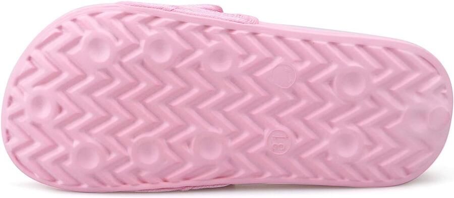 Glitterslippers voor meisjes modieuze zomerpantoffels antislip glijsandalen lichte strandzwembadschoenen voor binnen en buiten Roze