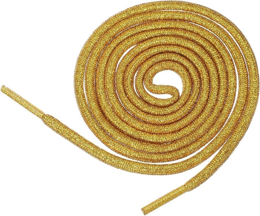 Glitzy Schoenveters Metalen Veters Schoenen Versieren Glitterend Uiterlijk Zilver