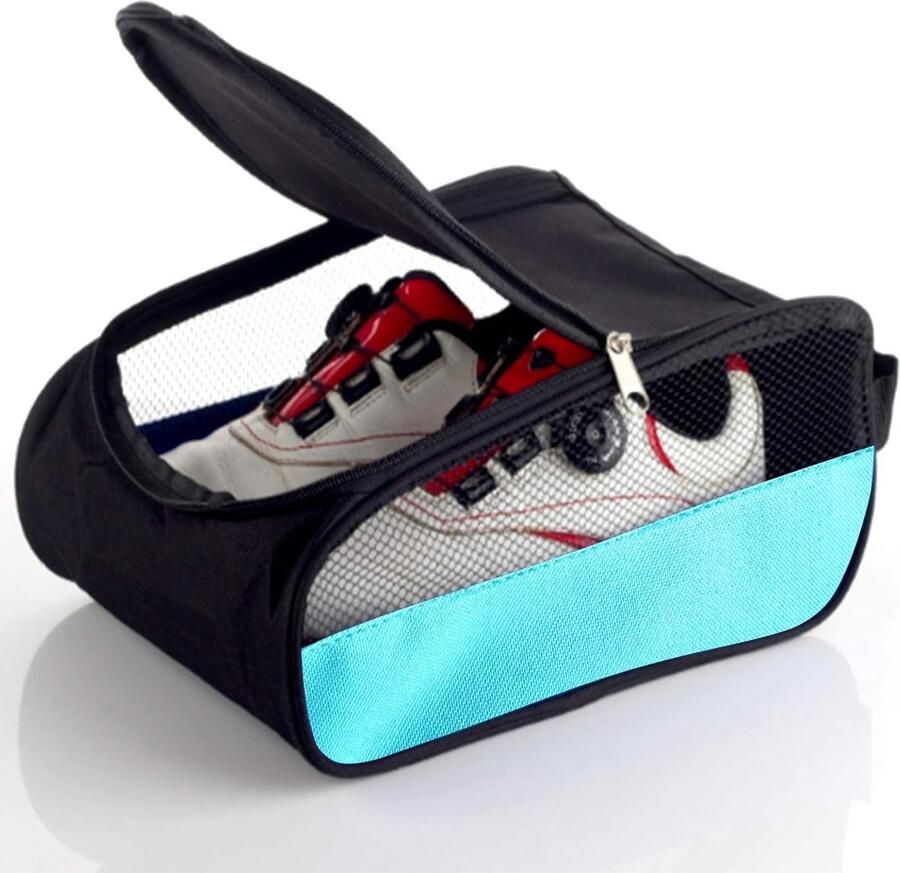 Golf Schoenentas voor nen en Ventilatie en Ruimte voor Sport- en Reisschoenen Lichtblauw