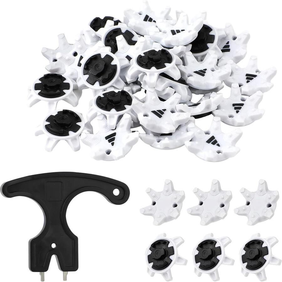 Golf spikes 31 stuks vervangende spikes voor golfschoenen inclusief sleutel eenvoudig te installeren ShopVlot