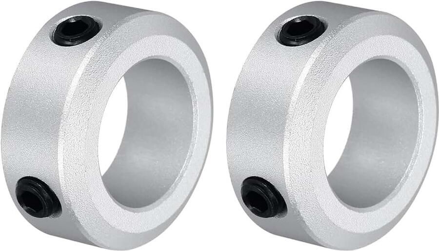 Golfkraag 0 63 inch boring aluminium set schroeven stijl klemkraag zilver 2 stuks