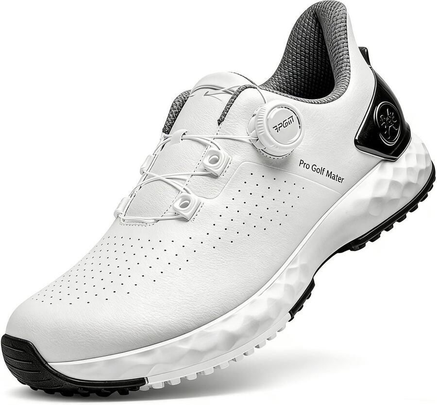 Golfschoenen voor heren Lichtgewicht en comfortabel Wit