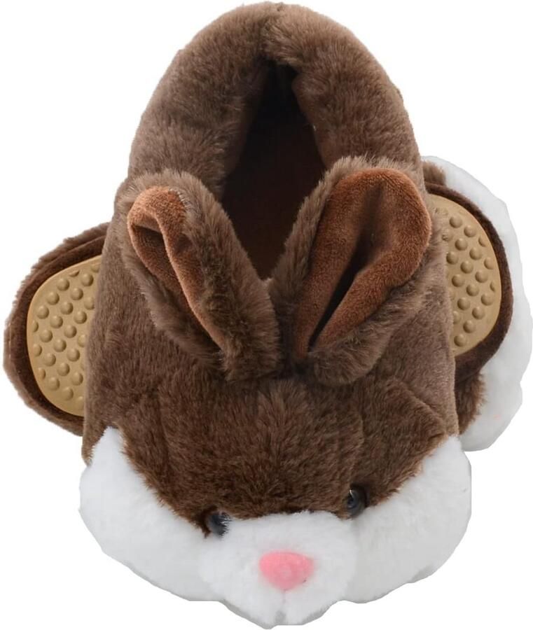 Grappige Dames Pantoffels Warme Pluche Konijn Huisschoenen