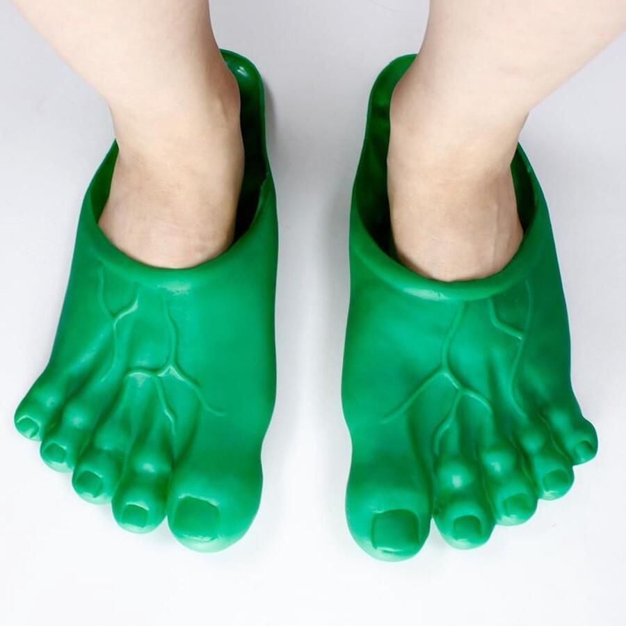 Grappige Halloween Slippers voor Blote Voeten Perfect voor Kerstfeest en Cosplay Kostuums