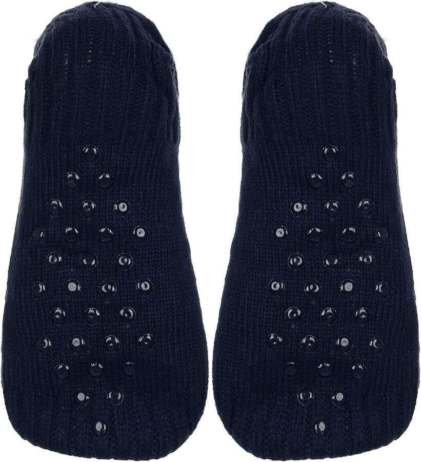 Grappige Slipper Sokken met Hond Tekenfilm voor Vrouwen Winter Warme Pluizige Huissokken Gezellige Zachte Antislip Knuffelsokken Huttensokken Pantoffelsokken Geschenken